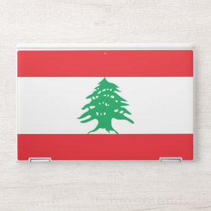 HP-laptopskin met vlag van Libanon HP Laptopsticker