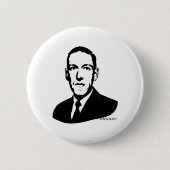 HP Lovecraft Portrait Button (Voorkant)