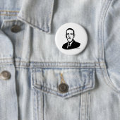 HP Lovecraft Portrait Button (In situ)