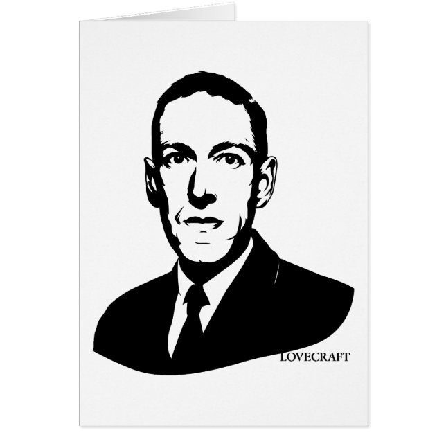 HP Lovecraft Portret (Voorkant)