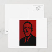 HP Lovecraft Portret Briefkaart (Voorkant / Achterkant)