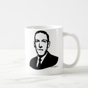 HP Lovecraft Portret Koffiemok