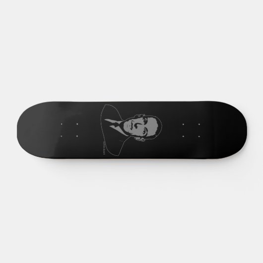 HP Lovecraft Portret Persoonlijk Skateboard (Horizontaal)