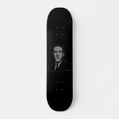 HP Lovecraft Portret Persoonlijk Skateboard (Voorkant)