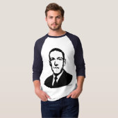 HP Lovecraft Portret T-shirt (Voorkant volledig)