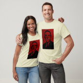 HP Lovecraft - rood T-shirt (Unisex)