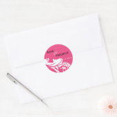 HP & W bruid & bruidegom grafische Sticker (Envelop)