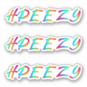 HPEEZY Vinyl Stickers (Voorkant)