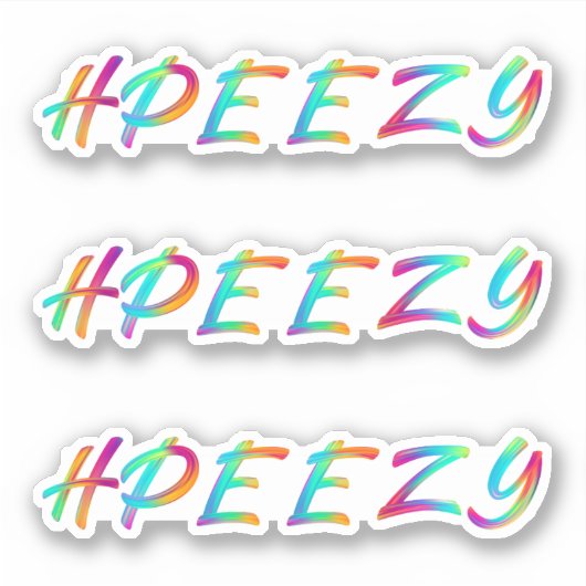 HPEEZY Vinyl Stickers (Voorkant)