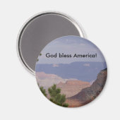 HPIM6736, God zegene Amerika! Magneet (Voorkant / Achterkant)