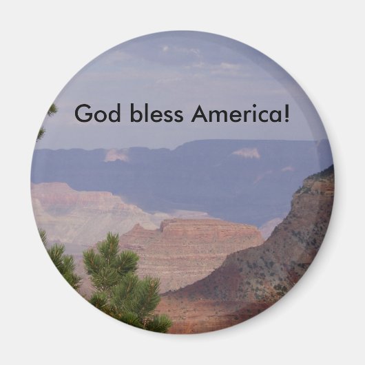 HPIM6736, God zegene Amerika! Magneet (Voorkant)