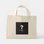 HPP MAAK KUNST NIET _____? Klein Tas (Achterkant)
