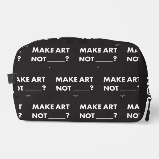 HPP MAAK KUNST NIET _____? reistas Toilettasje (Voorkant)