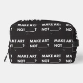 HPP MAAK KUNST NIET _____? reistas Toilettasje (Achterkant)