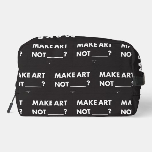 HPP MAAK KUNST NIET _____? reistas Toilettasje (Achterkant)