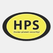 HPS OVALE STICKER (Voorkant)