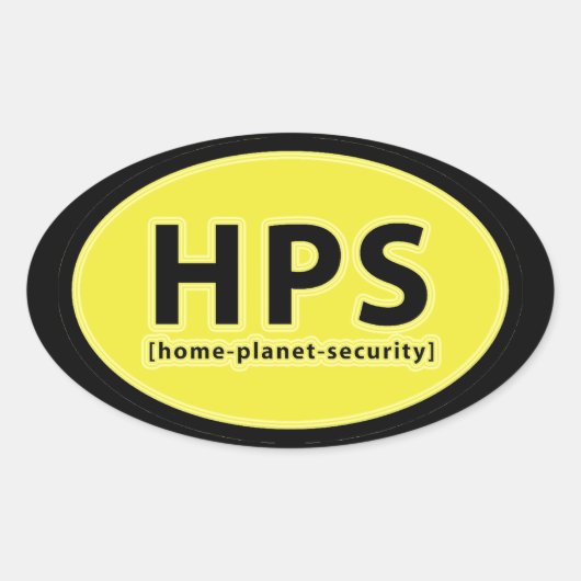 HPS OVALE STICKER (Voorkant)