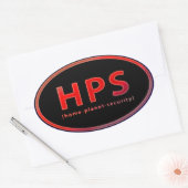HPS OVALE STICKER (Envelop)