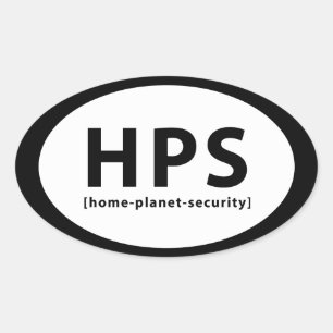 HPS OVALE STICKER