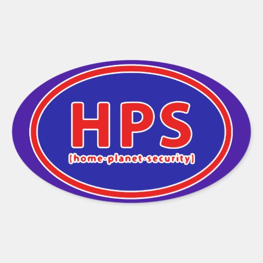 HPS OVALE STICKER (Voorkant)