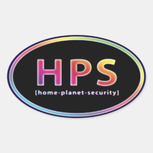HPS OVALE STICKER