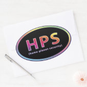 HPS OVALE STICKER (Envelop)