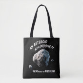 HPT asteroïde en maan boodschappentas Tote Bag (Voorkant)