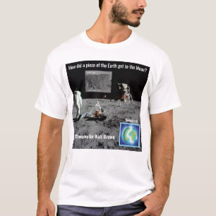 HPT Earth steen op maan t-shirt