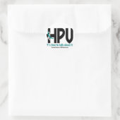 HPV Awareness 1 Ronde Sticker (Tas)