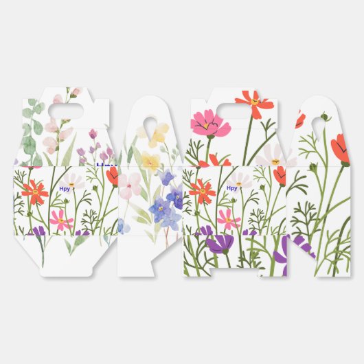 HPy" Happy Message Verpakking voor speciale gesche Bedankdoosjes (Ongevouwen)