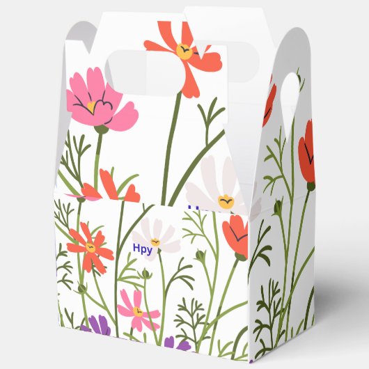 HPy" Happy Message Verpakking voor speciale gesche Bedankdoosjes (Open)