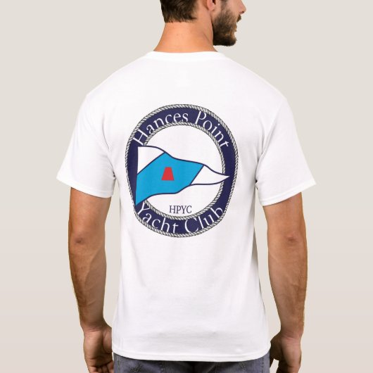 HPYC T-Shirt met Compass Logo (Achterkant)