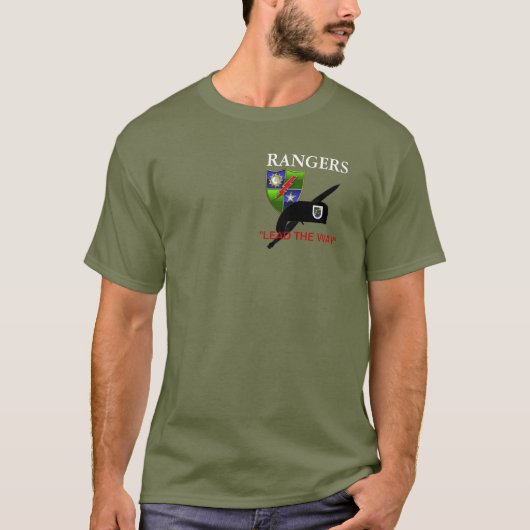 HQ BATTALION 75TH RANGER REGT-SHIRT T-SHIRT (Voorkant)