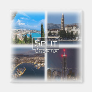 HR0027 Europa, Kroatië, Split, koelkast Magneet