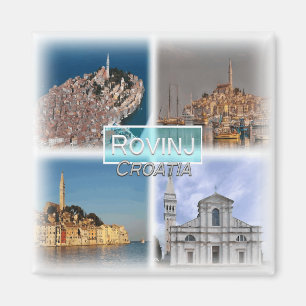 HR0028 Europa, Kroatië, Rovinj, koelkastmagneet Magneet