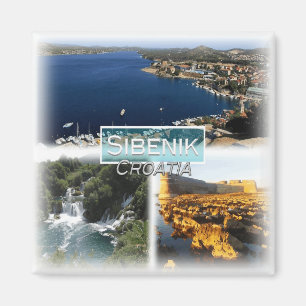 HR0036 Europa, Kroatië, Sibenik, koelkast Magneet