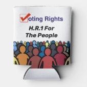 HR1 Stemrechten voor de mensen Wet Blikjeskoeler (Voorkant)