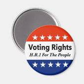 HR1 Stemrechten voor de mensen Wet Magneet (Voorkant / Achterkant)