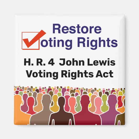HR4 John Lewis Stemrechtwet Magneet (Voorkant)