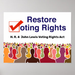 HR4 John Lewis Stemrechtwet Poster