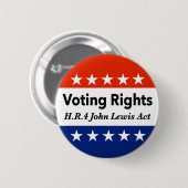 HR4 John Lewis Stemrechtwet Ronde Button 5,7 Cm (Voorkant /achterkant)