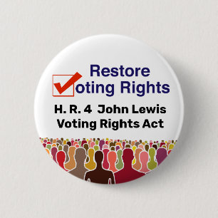 HR4 John Lewis Stemrechtwet Ronde Button 5,7 Cm