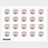HR4 John Lewis Stemrechtwet Ronde Sticker (Vel)
