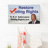 HR4 John Lewis Stemrechtwet Spandoek (Insitu)