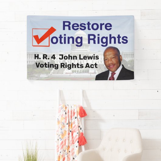 HR4 John Lewis Stemrechtwet Spandoek (Insitu)