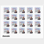 HR4 John Lewis Stemrechtwet Vierkante Sticker (Vel)