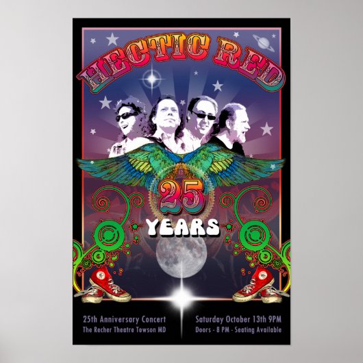 HR 25e Jubileum Poster met concertdatum (Voorkant)