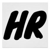 HR - Afdeling Personele Middelen - Perfect Poster (Voorkant)