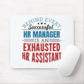 HR Assistant Funny Quote Human Resources Muismat (Met muis)
