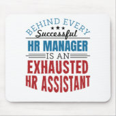 HR Assistant Funny Quote Human Resources Muismat (Voorkant)